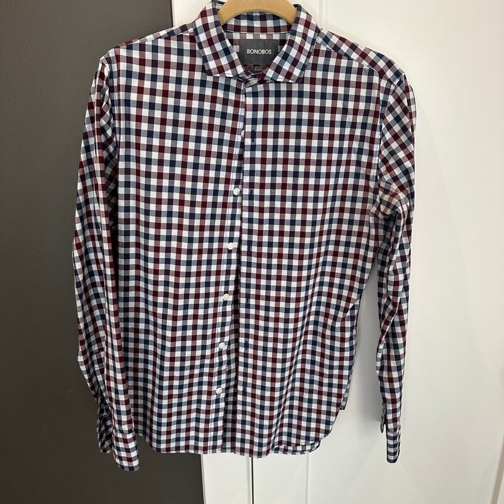 Bonobos Men's Checkered Shirt - S